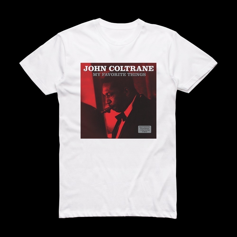 John Coltrane My Favourite Things 1 Album Cover T-Shirt White